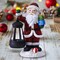 Christmas Decorations Santa Claus Decor Standing Figurines Indoor Outdoor Christmas Ornaments 2024 with Lantern Light for Home Table Centerpieces Mantel Bedroom Window Yard Porch Lawn
